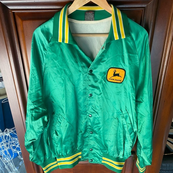 John Deere Jackets & Coats Vintage 8s John Deere Bomber Track